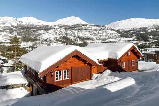 Hemsedal Skisenter – Kaggjin – 6 soveværelser, 15 senge, 200m2 – Storhytter Hemsedal Skisenter